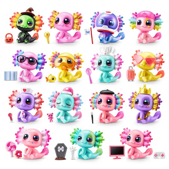 5 Surprise A-Lot-A Axolotls Series 1 Blind Pack